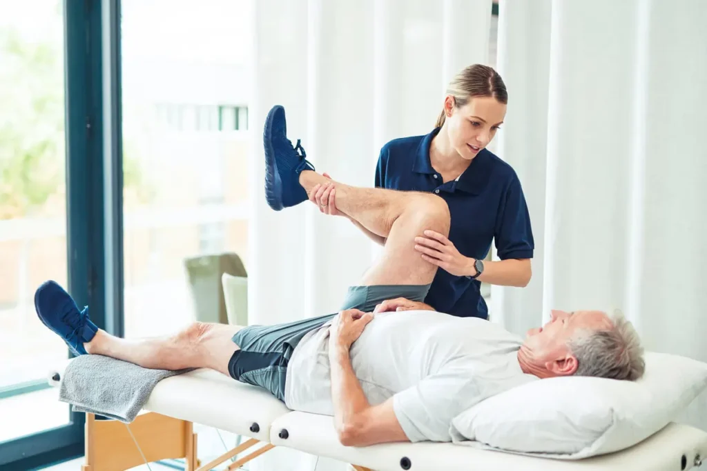 Image of a person engaged in body toning exercises, showcasing accessibility for individuals with disabilities Bagshot
