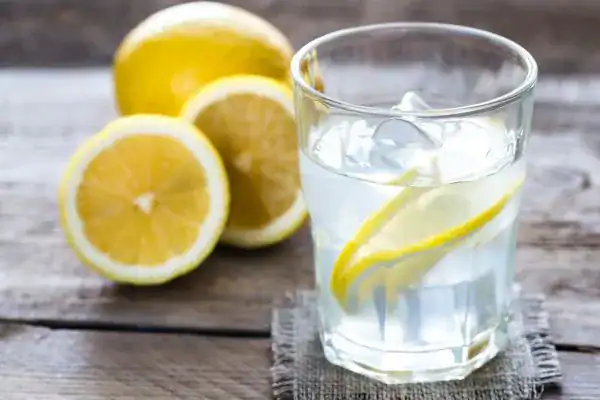 Image of lemon water to aid hydration Bagshot